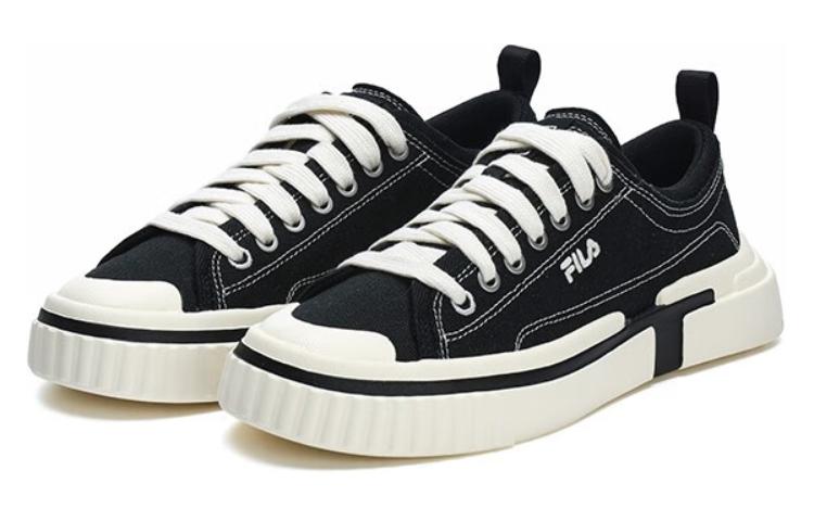 Order FILA斐樂 低筒 帆布鞋 女款 白黑