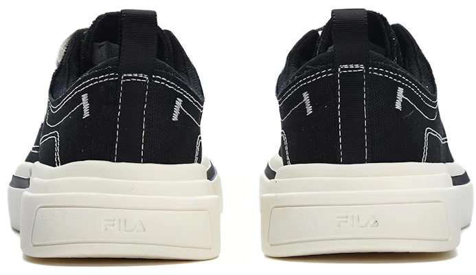 FILA斐樂 低筒 帆布鞋 女款 白黑 Shop FILA斐樂 低筒 帆布鞋 女款 白黑