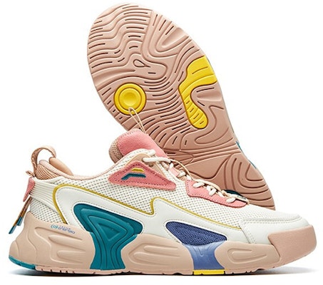 (W) FILA Vortex 低帮粉白色运动鞋 F12W111234FGR Details for (W) FILA Vortex 低帮粉白色运动鞋 F12W111234FGR