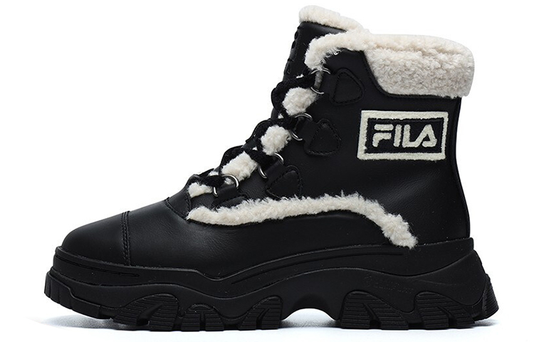 (Women) FILA Warm Snow Boots 'Black White' F12W144404FBK