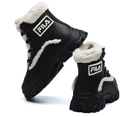 (W) 斐乐保暖雪地靴“黑白” F12W144404FBK Shop (W) 斐乐保暖雪地靴“黑白” F12W144404FBK