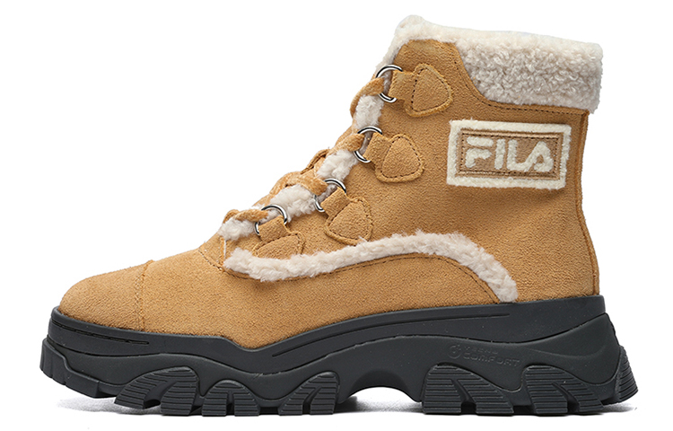 (Women) FILA Warm Snow Boots 'Brown White' F12W144404FTF