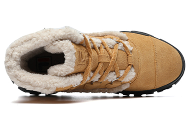 Lookbook Fila 斐樂 厚底雪地靴 女款 泥土黃