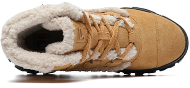 (W) 휠라 웜 스노우 부츠 '브라운 화이트' ️ F12W144404FTF Lookbook (W) 휠라 웜 스노우 부츠 '브라운 화이트' ️ F12W144404FTF