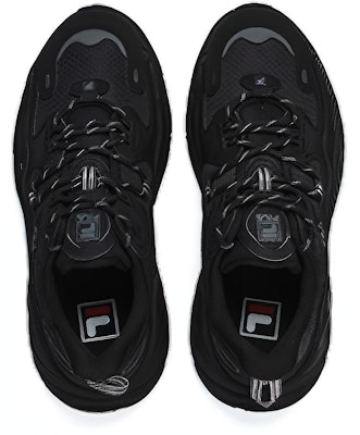 (W) 휠라 웨이브 로우탑 슈즈 '블랙' (Fila 웨이브 로우탑 '블랙') F12W226112FBK Lookbook (W) 휠라 웨이브 로우탑 슈즈 '블랙' (Fila 웨이브 로우탑 '블랙') F12W226112FBK