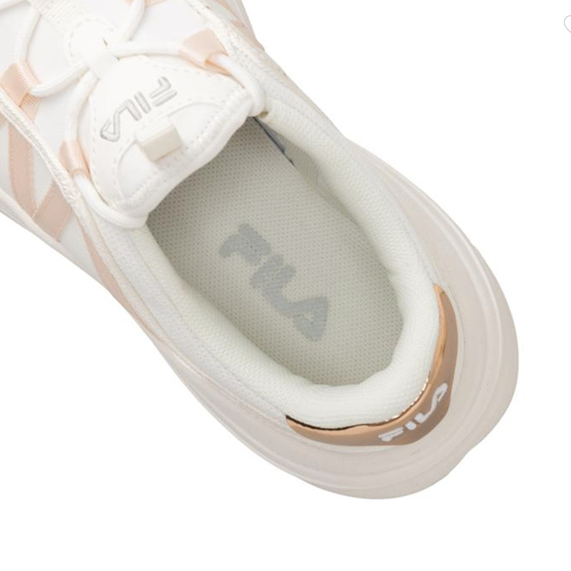 Details for (W) Fila Wavy Day Flow Light Weiß Glatte Oberfläche Sneakers FS261OD03X050-100