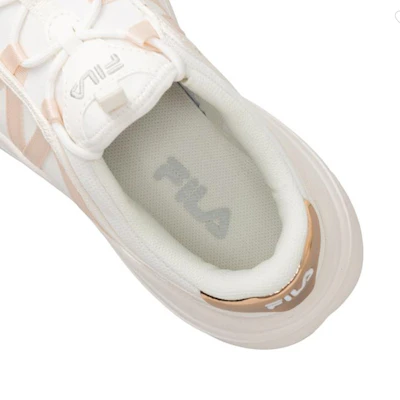 (W) Fila Wavy Day Flow Light Weiß Glatte Oberfläche Sneakers FS261OD03X050-100 Details for (W) Fila Wavy Day Flow Light Weiß Glatte Oberfläche Sneakers FS261OD03X050-100