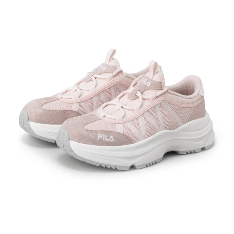 Order (W) Fila Wavy Day Flow MS Baskets Rouge/Rose Design Simple FS261OD03X049-660