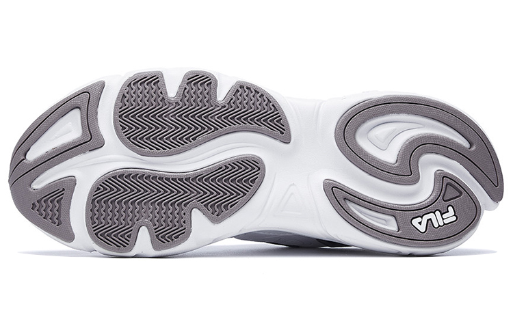 (W) FILA White Line Low-Top Running Shoes White/Purple 圖 6