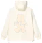 Lookbook (W) FILA 白色寬版連帽拉鍊外套 休閒長袖 F51W138599F-IV