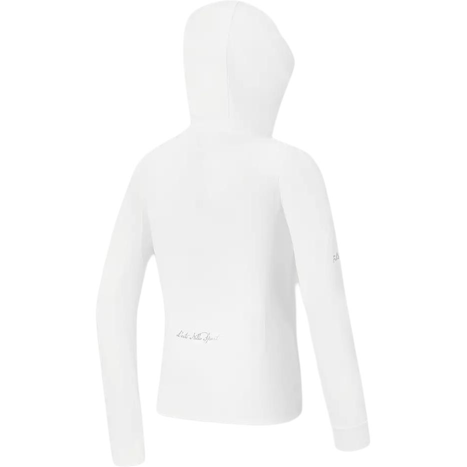 Lookbook (W) FILA 白色小logo設計拉鏈连帽外套 A11W425505FWT