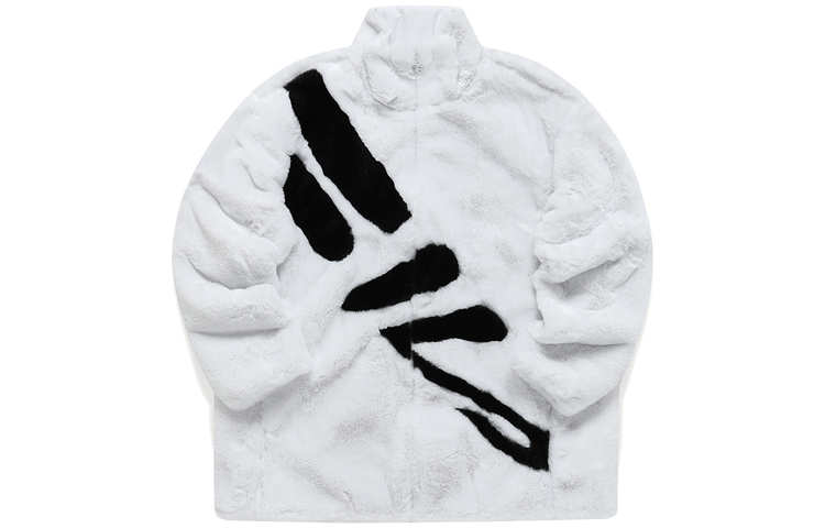 Order (W) FILA冬季拼色标志针织抓绒保暖夹克白色款 A11W141512F-WT