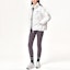 Sizing (Women) FILA Winter Logo Down Jacket Solid Color Hooded Coat - Standard White. F11W149902F-WT