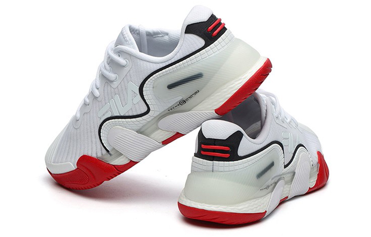 Shop (W) FILA WMSN Athletics 'Blanco Rojo' A12W142303FWT