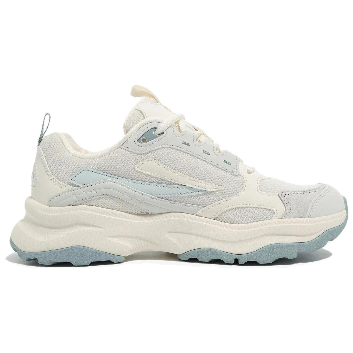 (W) FILA Wood Block V2 Low 'Beige Light Blue' 圖 2