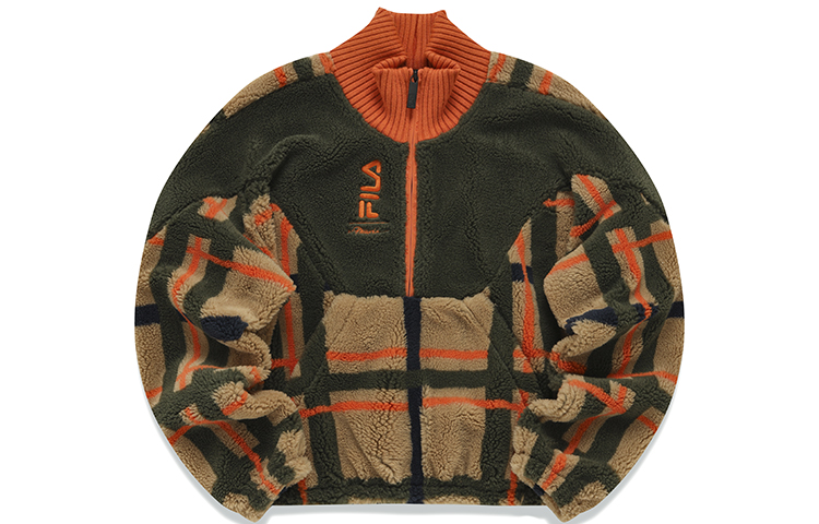 (Women) FILA x 3.1 Phillip Lim  Fleece Jacket Casual Outerwear in Leaf Brown. F11W146205F-DR