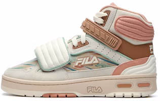 (Women) FILA x FILA FUSION Teratach WM 'White High-Top Retro Basketball' T12W219111FAI (Women) FILA x FILA FUSION Teratach WM 'White High-Top Retro Basketball' T12W219111FAI