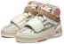 (W) FILA x FILA FUSION Teratach WM 'Putih Kasut Tinggi Retro Bola Keranjang' T12W219111FAI