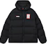 Lookbook (Women) FILA x Have A Good Time Black Logo Hoodie Puffer Jacket Winter Casual. F11U149902F-BK