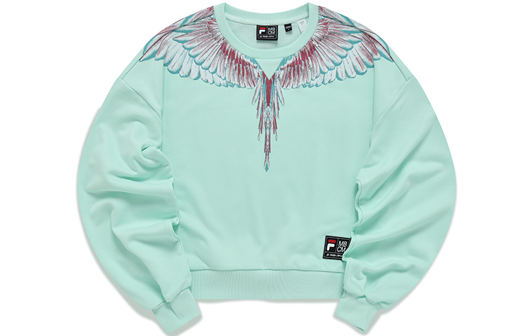 (Women) FILA Marcelo Burlon Green Graphic Pullover Sweatshirt T11W148202F-TQ 圖 2