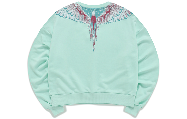 (Women) FILA Marcelo Burlon Green Graphic Pullover Sweatshirt T11W148202F-TQ 圖 3