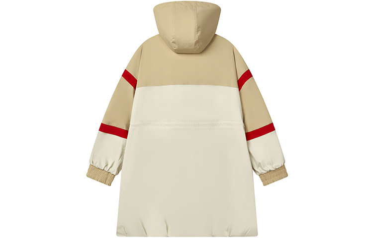 Lookbook (Women) FILA x Mihara Yasuhiro  Colorblock Hooded Windbreaker Beige Khaki. F11W313702F-LK
