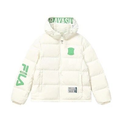 (Women) FILA Mihara Yasuhiro Short Oversized Puffer Jacket - Coconut White. F11W243905F-IV