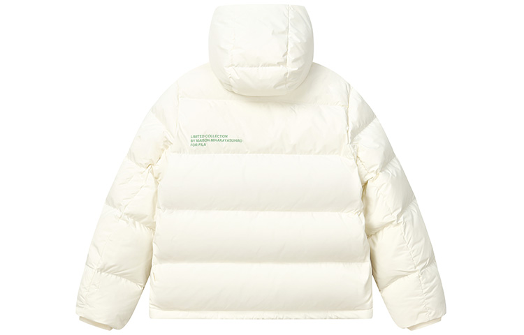 Lookbook (Women) FILA x Mihara Yasuhiro  Short Oversized Puffer Jacket - Coconut White. F11W243905F-IV