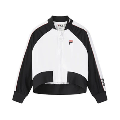 (Women) FILA MIHARA YASUHIRO Colorblock Short Woven Jacket Women’s White F71W038501F-WT