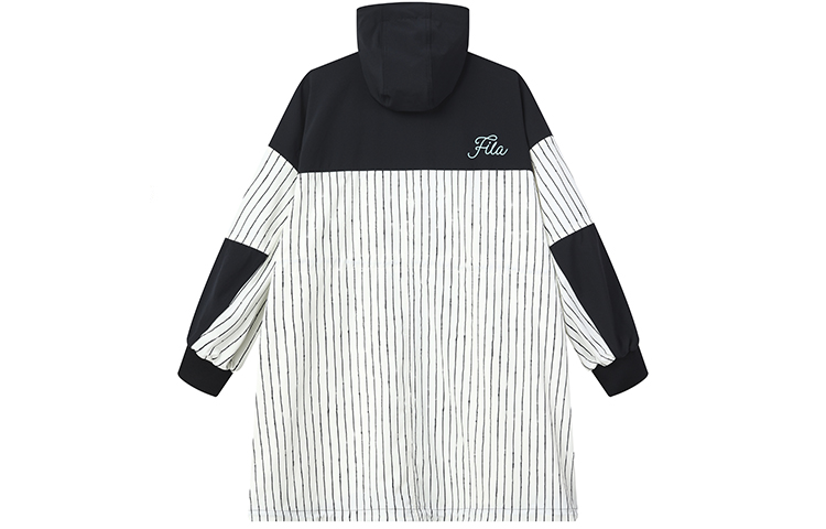 (Women) FILA MIHARA YASUHIRO Colorblock Striped Hooded Jacket in Gray/Purple F11W133705F-BG 圖 3