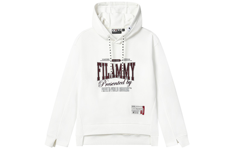 (Women) FILA Mihara Yasuhiro Hoodie Cream White Letter Print Pullover F11W313205F-IV 圖 2