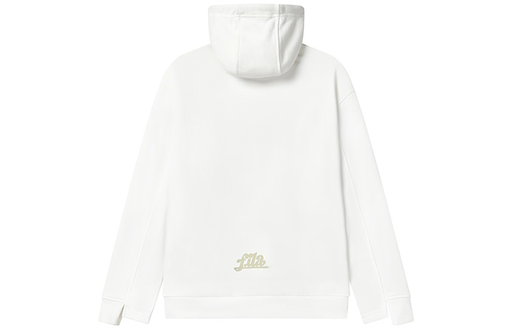(Women) FILA Mihara Yasuhiro Hoodie Cream White Letter Print Pullover F11W313205F-IV 圖 3