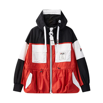 (Women) FILA Mihara Yasuhiro Outdoor Casual Jacket Red Colorblock F71W038703F-RD