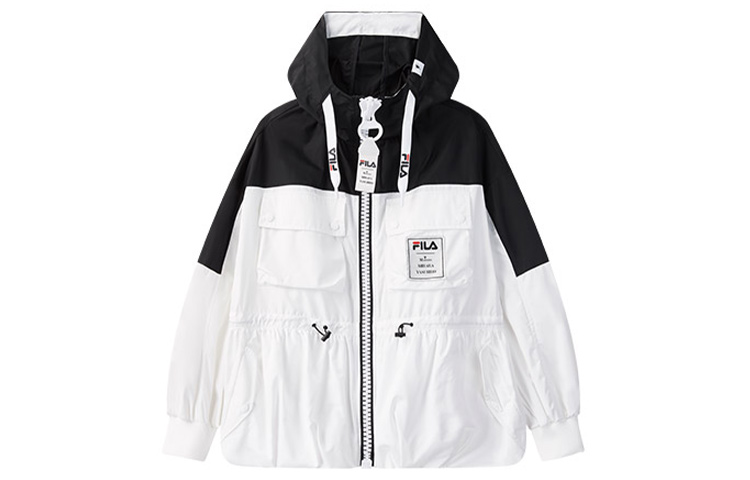 (Women) FILA x Mihara Yasuhiro Outdoor Casual Jacket White Patchwork Collaboration F71W038703F-WT