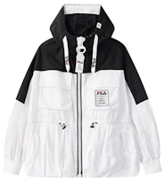 (Women) FILA x Mihara Yasuhiro Outdoor Casual Jacket White Patchwork Collaboration F71W038703F-WT (Women) FILA x Mihara Yasuhiro Outdoor Casual Jacket White Patchwork Collaboration F71W038703F-WT