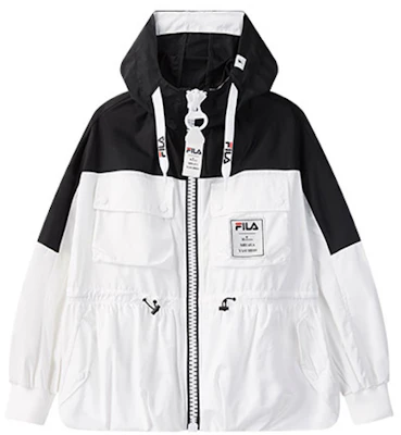 (W) FILA x Mihara Yasuhiro 户外休闲外套 白色拼接联名款 F71W038703F-WT Buy (W) FILA x Mihara Yasuhiro 户外休闲外套 白色拼接联名款 F71W038703F-WT