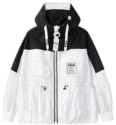 (W) FILA x Mihara Yasuhiro 户外休闲外套 白色拼接联名款 F71W038703F-WT Order (W) FILA x Mihara Yasuhiro 户外休闲外套 白色拼接联名款 F71W038703F-WT