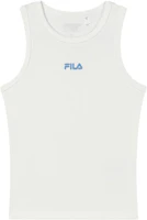 (Women) FILA x Pompidou Center White Slim Fit Sleeveless Casual Tank Top F11W438112F-WT (Women) FILA x Pompidou Center White Slim Fit Sleeveless Casual Tank Top F11W438112F-WT