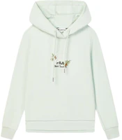 (Women) FILA x Rousseau HERITAGE Green Knit Long Sleeve Casual Sweatshirt F11W448213F-LG (Women) FILA x Rousseau HERITAGE Green Knit Long Sleeve Casual Sweatshirt F11W448213F-LG