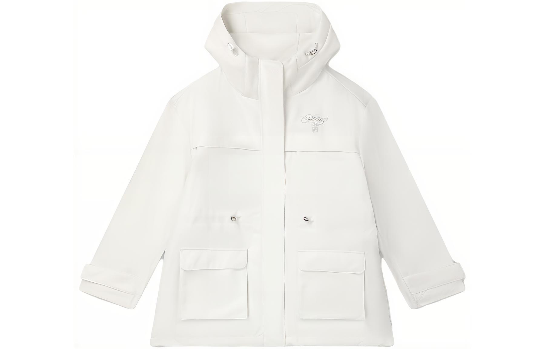 (Women) FILA x The Met  Monet Inspired Hooded Jacket Ceramic White. F11W348702F-IV