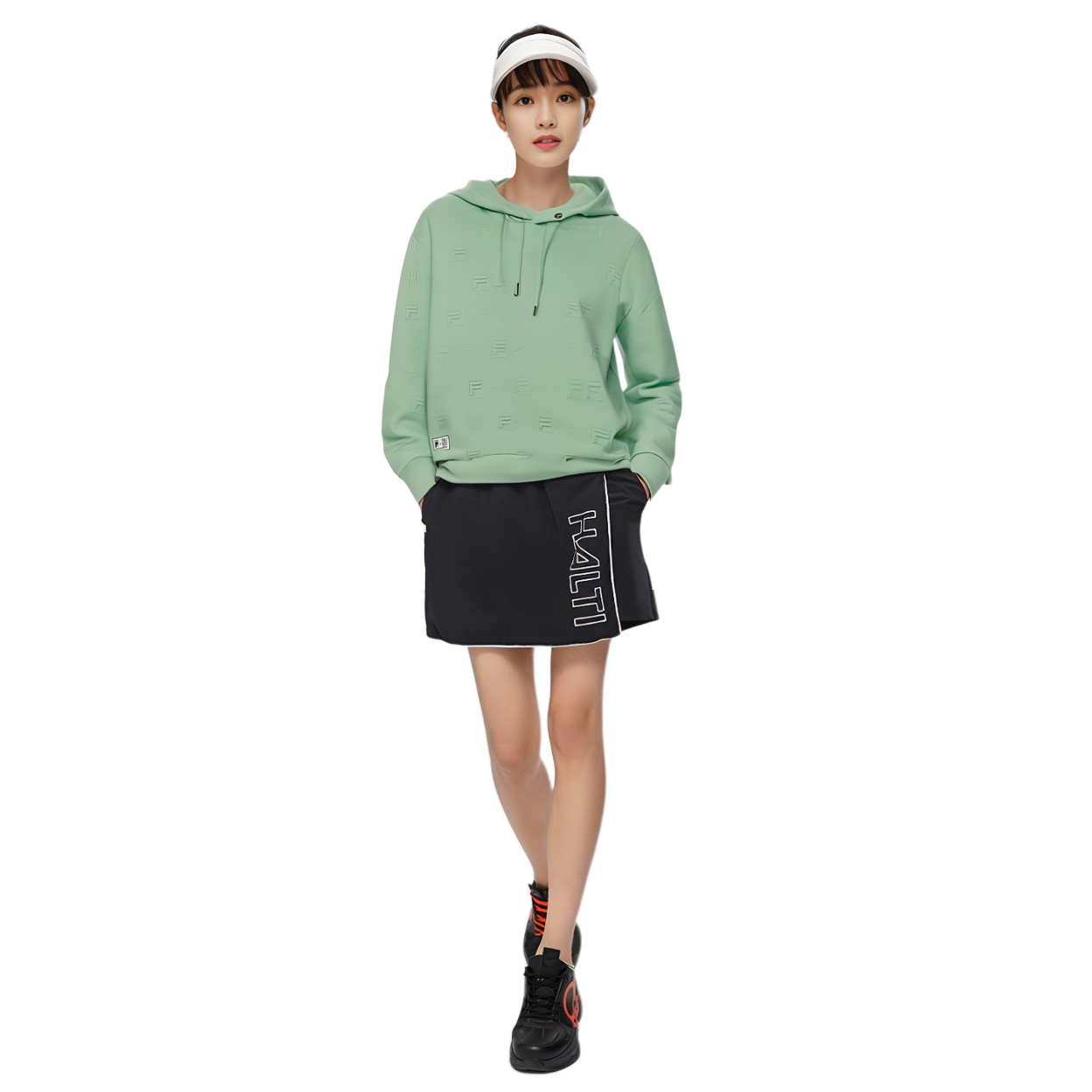 (Women) FILA The MET Monet Knit Hoodie Women’s Light Mint Green F11W348203F-LG 圖 7
