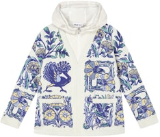 (Women) FILA x V&A Floral Print Hoodie Full-Zip Knitted Jacket F11W418412F-ZA (Women) FILA x V&A Floral Print Hoodie Full-Zip Knitted Jacket F11W418412F-ZA