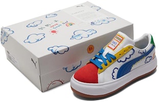 (W) 푸마 X 플랩잭스 스웨이드 마유 "해피 아일랜드" 388592-01 Details for (W) 푸마 X 플랩잭스 스웨이드 마유 "해피 아일랜드" 388592-01