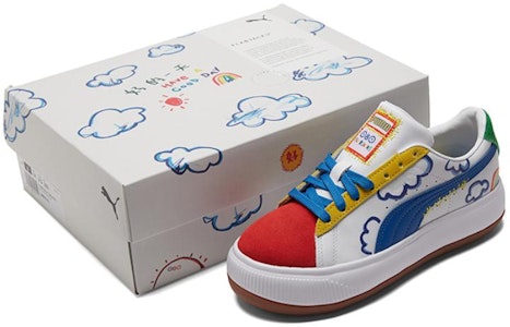 (W) 푸마 X 플랩잭스 스웨이드 마유 "해피 아일랜드" 388592-01 Details for (W) 푸마 X 플랩잭스 스웨이드 마유 "해피 아일랜드" 388592-01