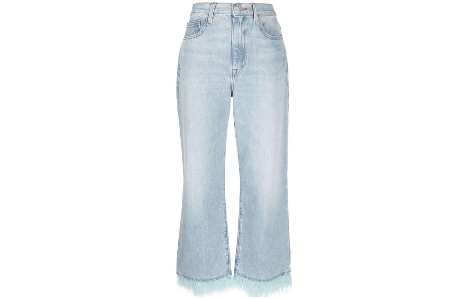 (Women) FRAME SS23 Light Blue Fashionable Versatile Jeans LDJNC385