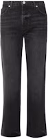 (Women) FRAME Vintage Straight Mid-Rise Washed Jeans Women - Black JVM1687168746097 (Women) FRAME Vintage Straight Mid-Rise Washed Jeans Women - Black JVM1687168746097