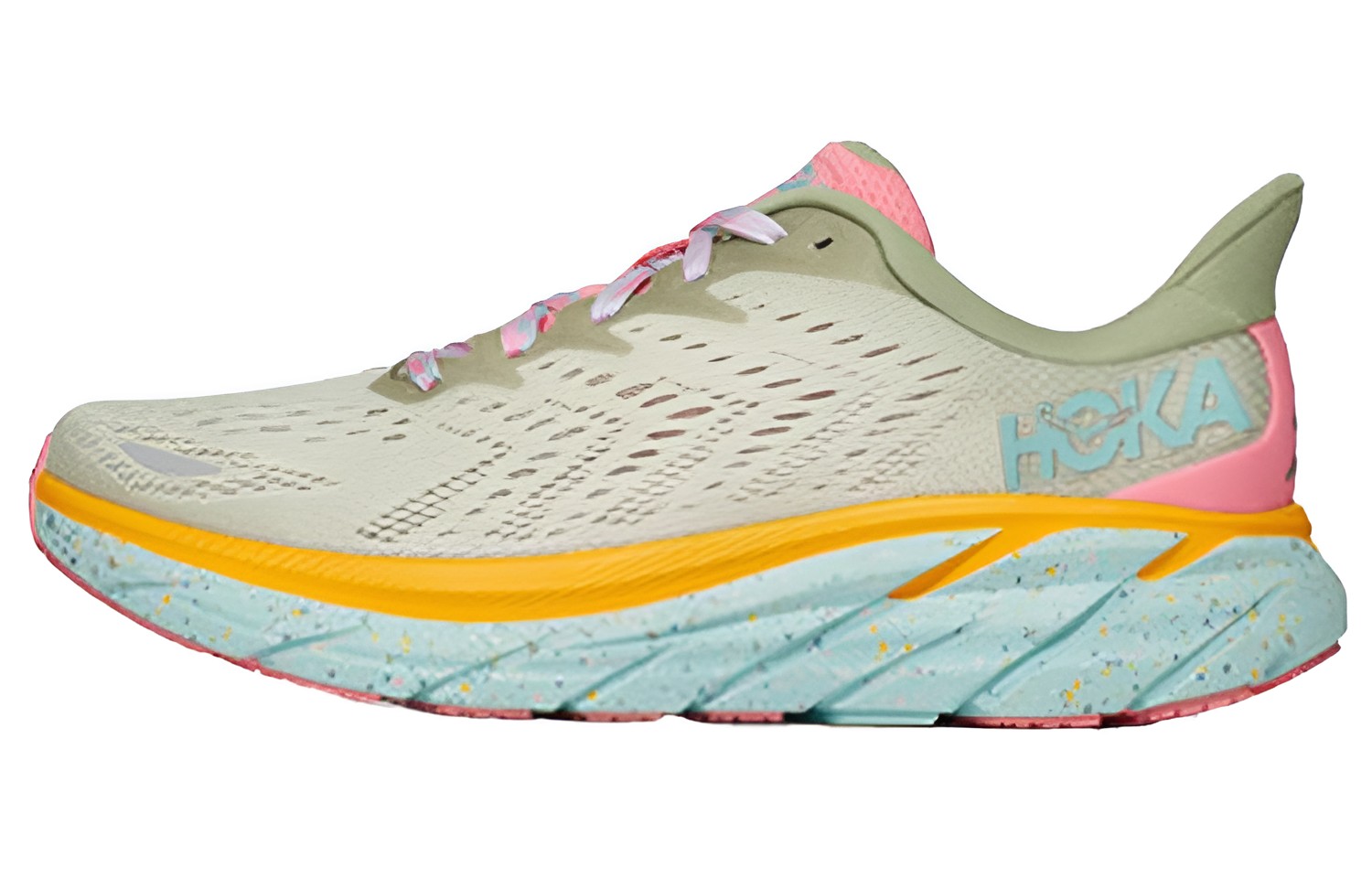 (Women) Free People Movement x HOKA Clifton 8 'Seaweed Green Tea' 1134730-SGRT