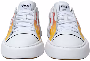 Lookbook MIHARA YASUHIRO/三原康裕 x FILA FUSION 斐樂潮牌 FM-5 火焰 潮流百搭休閒 低幫 板鞋 女款 白