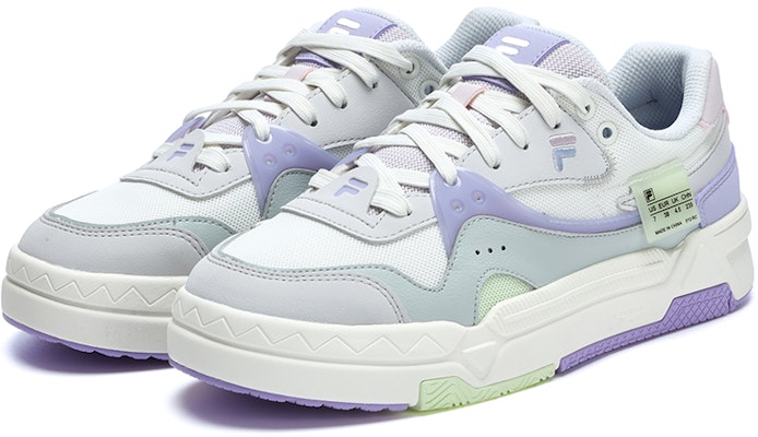 (W) 휠라 퓨전 뱅크 스케이트 슈즈 (화이트/퍼플) T12W322201FSN Order (W) 휠라 퓨전 뱅크 스케이트 슈즈 (화이트/퍼플) T12W322201FSN