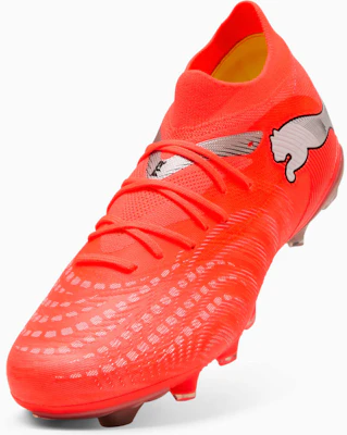 (W) Future 9 Match FG/AG Sepatu Bola Glowing Red-PUMA White-PUMA Black-PUMA Silver 108713-01 Details for (W) Future 9 Match FG/AG Sepatu Bola Glowing Red-PUMA White-PUMA Black-PUMA Silver 108713-01